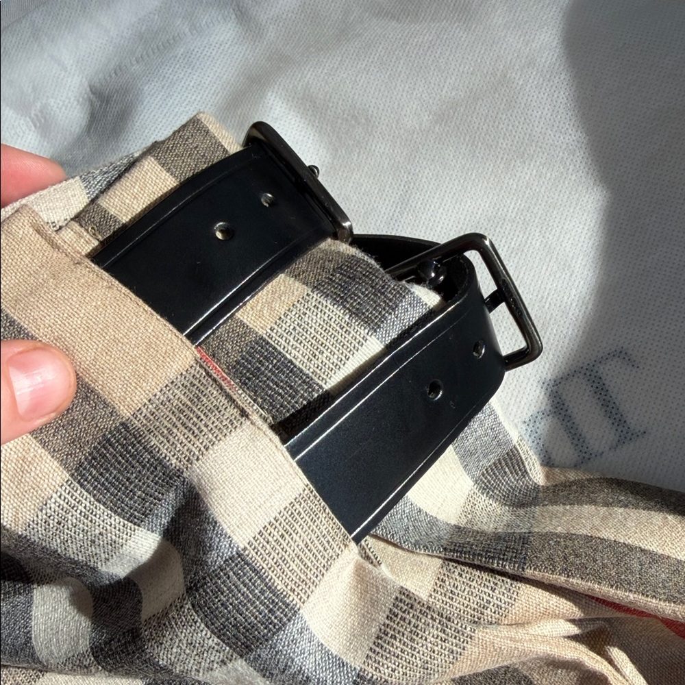 Burberry Brit Wool Nova Check Plaid pleated Mini Skirt US-6 UK-8 IT-40 S M - Picture 4 of 7